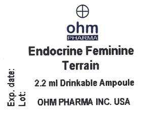 OHM Endocrine Feminine Terrain